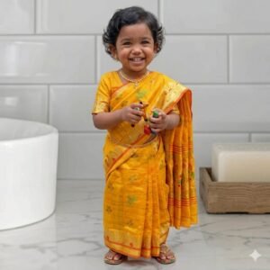বাচ্চাদের রেডিমেড শাড়ি