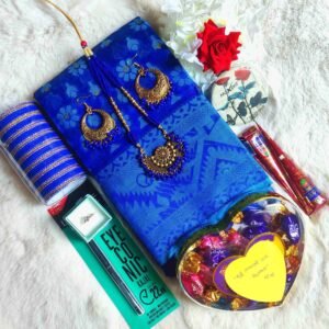 প্রিমিয়াম জামদানি কম্বো প্যাকেজ (Blue)