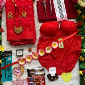 প্রিমিয়াম জামদানী কম্বো - Red 2