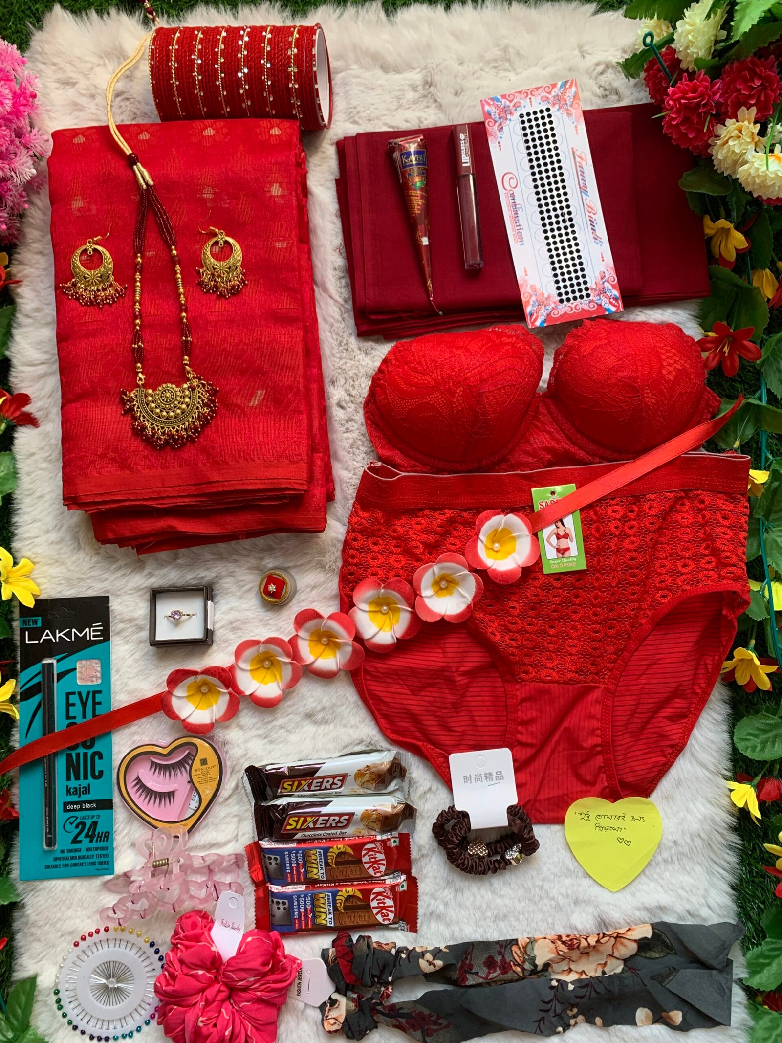 কাঞ্চি কাতান শাড়ী কম্বো