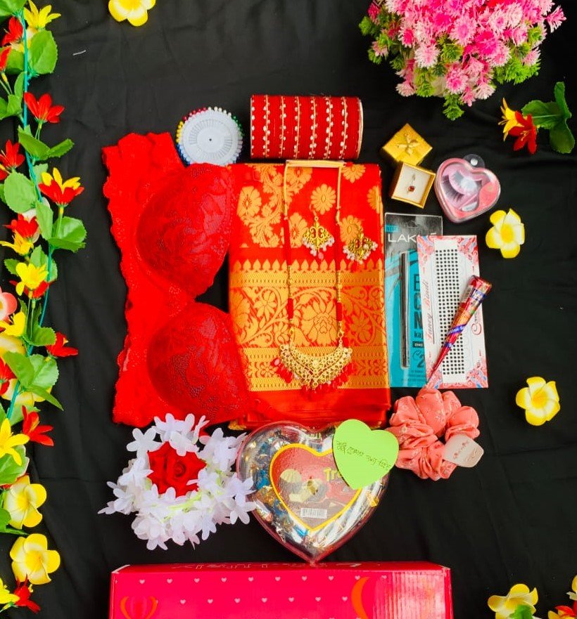 কাঞ্চি কাতান শাড়ী কম্বো