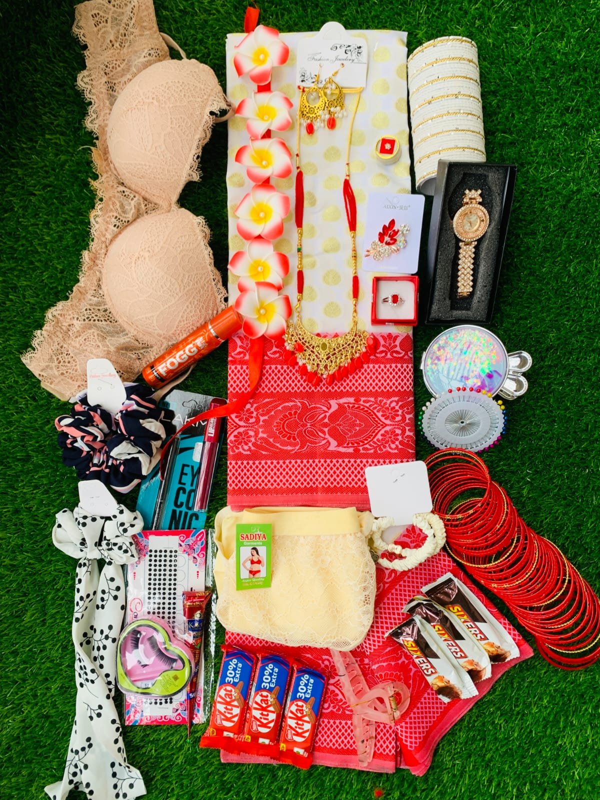 কাঞ্চি কাতান শাড়ী কম্বো