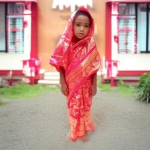 বাচ্চাদের রেডিমেড শাড়ি