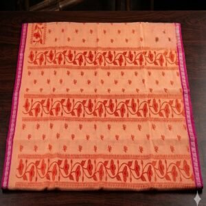 লতাফুল সুতি প্রিন্ট শাড়ি ডিজাইন