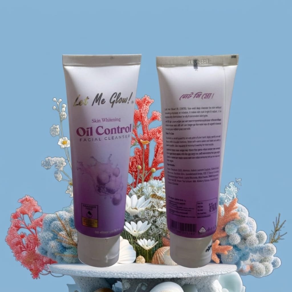 Let Me Glow Skin Whitening Oil Control Facial Cleanser