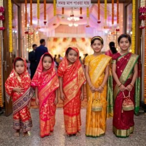 বাচ্চাদের শাড়ি