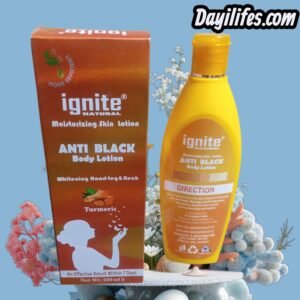 ignite anti black body lotin 200 ml